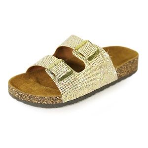 Glitter Summer Cork Sandals